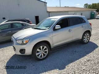 2014 Mitsubishi Outlander ES with VIN 4A4AR3AUXEE029036, listed as a Copart auction lot 71371585 with 128,790 mi miles and Clean title. Bid and sale history available at DreamBid. Image 1.