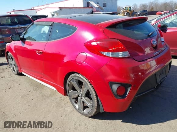 ✅ 2014 Hyundai Veloster Turbo • VIN: KMHTC6AE3EU194438 • Lot: 41635664. Wystawiony na IAAI z przebiegiem 124 054 mil. Bezpłatny archiwum sprzedaży aukcyjnych z USA i szczegółowy raport historii pojazdu na DreamBid. Zdjęcie 3.