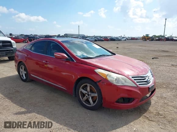 ✅ 2013 Hyundai Azera • VIN: KMHFH4JG5DA330718 • Lot: 43553191. Listed on IAAI with 179,535 mi. Free auction sales archive from the USA and detailed vehicle history report at DreamBid. Image 1.