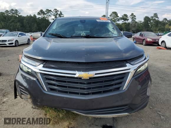 2022 Chevrolet Equinox LT with VIN 2GNAXKEV4N6136329, listed as a Copart auction lot 70987345 with 93,126 mi miles and Salvage title. Bid and sale history available at DreamBid. Image 5.