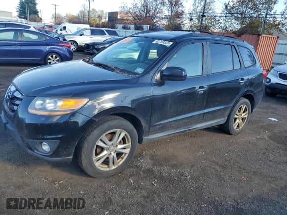 2011 Hyundai Santa Fe Limited with VIN 5XYZKDAGXBG062460, listed as a Copart auction lot 90709335 with 188,168 mi miles and Clean title. Bid and sale history available at DreamBid. Image 1.