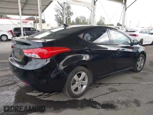 ✅ 2013 Hyundai Elantra GLS • VIN: KMHDH4AE6DU904876 • Lot: 41085148. Listed on IAAI with 179,826 mi. Free auction sales archive from the USA and detailed vehicle history report at DreamBid. Image 4.