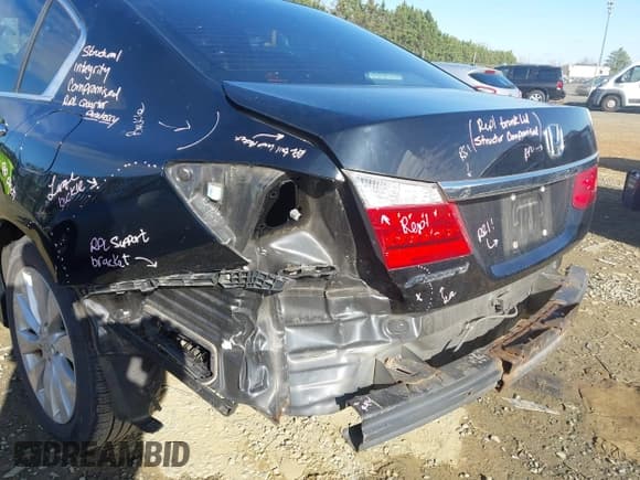 ✅ 2015 Honda Accord EX-L • VIN: 1HGCR2F89FA046474 • Lot: 43775766. Listed on IAAI with 100,650 mi. Free auction sales archive from the USA and detailed vehicle history report at DreamBid. Image 6.