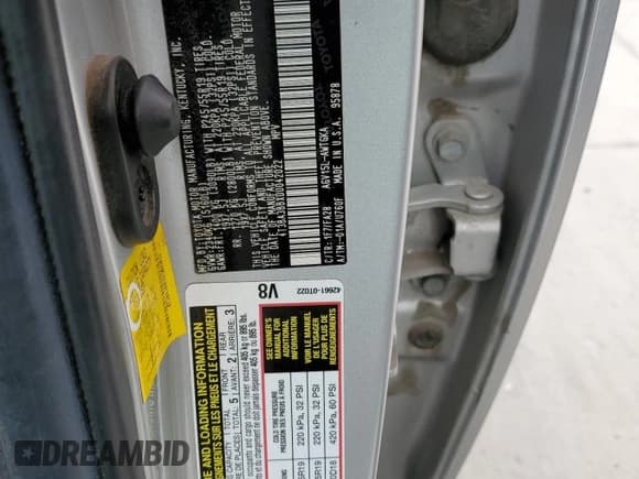 ✅ 2013 Toyota Venza LE • VIN: 4T3BA3BBXDU042022 • Lot: 57340495. Listed on Copart with 174,564 mi. Free auction sales archive from the USA and detailed vehicle history report at DreamBid. Image 13.