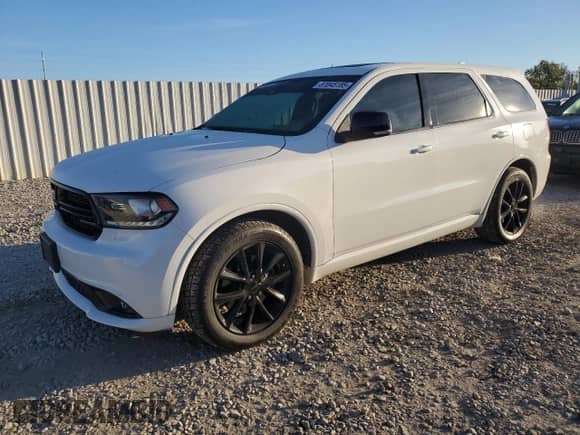 2017 Dodge Durango R/T with VIN 1C4SDJCTXHC672537, listed as a Copart auction lot 87045185 with 97,990 mi miles and Salvage title. Bid and sale history available at DreamBid. Image 1.