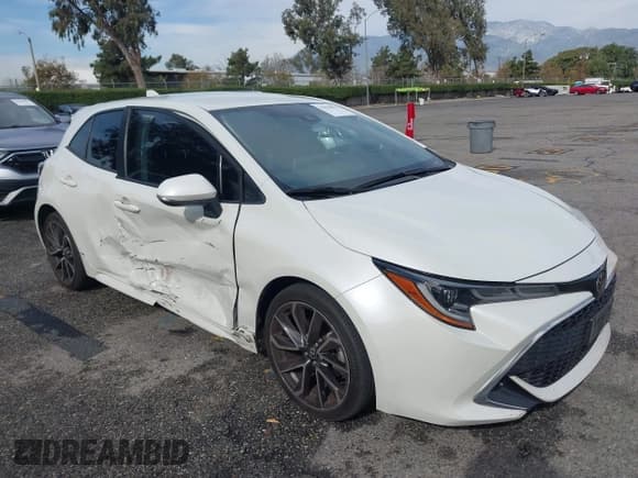 ✅ 2019 Toyota Corolla XSE • VIN: JTNK4RBE8K3031472 • Lot: 43624042. Listed on IAAI with 128,616 mi. Free auction sales archive from the USA and detailed vehicle history report at DreamBid. Image 1.