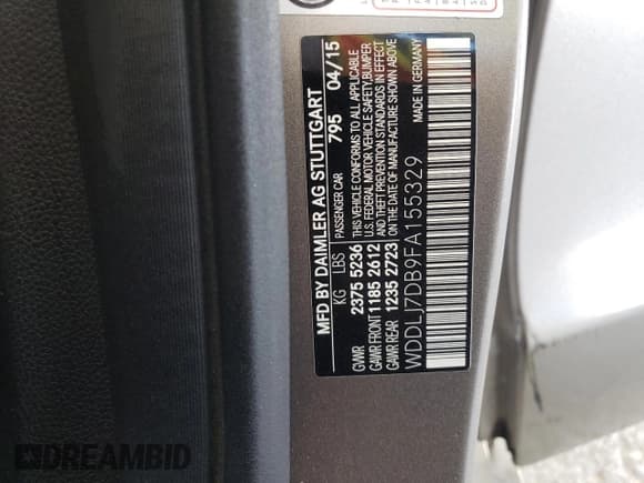 ✅ 2015 Mercedes-Benz CLS 550 • VIN: WDDLJ7DB9FA155329 • Лот: 65081545. Опубликован ранее на Copart с пробегом 143 994 миль. Бесплатный доступ к архиву аукционных продаж из США и подробный отчёт об истории автомобиля на DreamBid. Изображение 12.