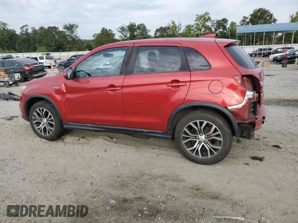 2017 Mitsubishi Outlander ES with VIN JA4AR3AU7HZ032281, listed as a Copart auction lot 69780575 with 121,528 mi miles and Salvage title. Bid and sale history available at DreamBid. Image 2.