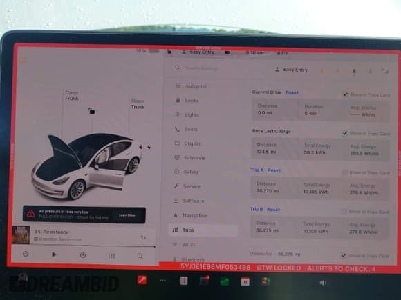 ✅ 2021 Tesla Model 3 Long Range • VIN: 5YJ3E1EB6MF053498 • Lot: 42249301. Wystawiony na IAAI z przebiegiem 36 275 mil. Bezpłatny archiwum sprzedaży aukcyjnych z USA i szczegółowy raport historii pojazdu na DreamBid. Zdjęcie 7.