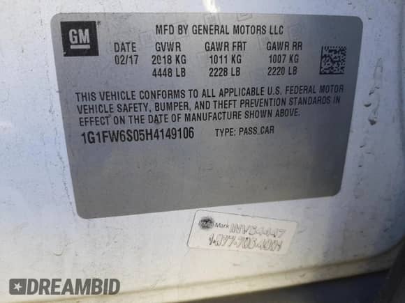 2017 Chevrolet Bolt EV LT z VIN 1G1FW6S05H4149106, wystawiony jako Copart lot #80411933 z przebiegiem 66 814 mil mil oraz . Historia ofert i sprzedaży dostępna na DreamBid. Obrazek 13.