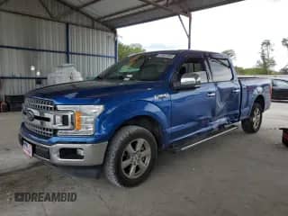 2018 Ford F-150 XL with VIN 1FTEW1CP7JFB94575, listed as a Copart auction lot 81861995 with 120,774 mi miles and Salvage title. Bid and sale history available at DreamBid. Image 1.