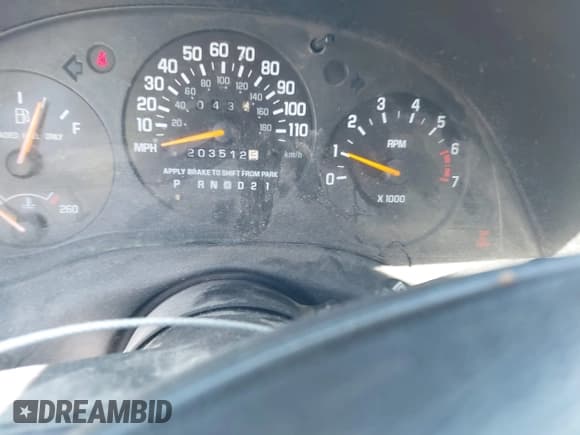 ✅ 1999 Chevrolet Monte Carlo LS • VIN: 2G1WW12M2X9285873 • Lot: 42537198. Listed on IAAI with 203,512 mi. Free auction sales archive from the USA and detailed vehicle history report at DreamBid. Image 7.