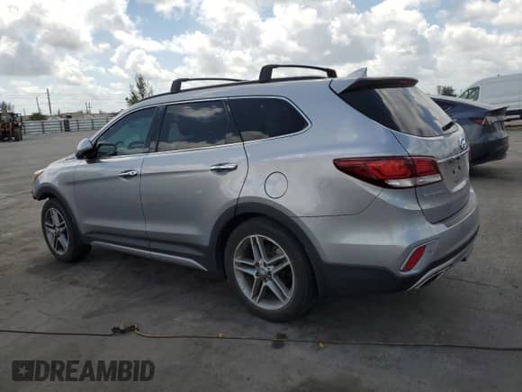 2018 Hyundai Santa Fe SE Ultimate z VIN KM8SR4HF1JU284341, wystawiony jako Copart lot #55096025 z przebiegiem 63 163 mil mil oraz Szkoda całkowita • Salvage title. Historia ofert i sprzedaży dostępna na DreamBid. Obrazek 2.