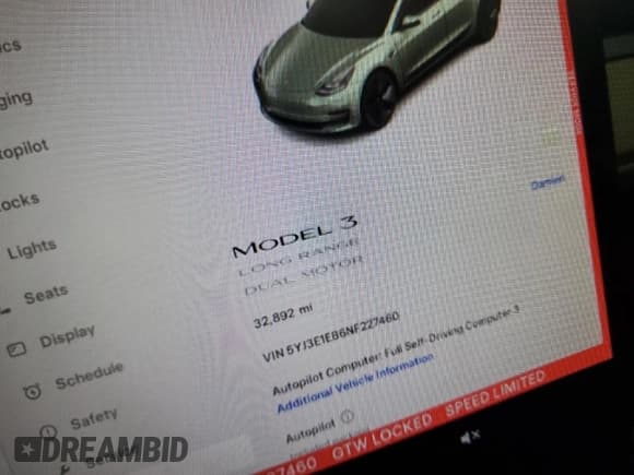 ✅ 2022 Tesla Model 3 Long Range • VIN: 5YJ3E1EB6NF227460 • Lot: 56522915. Wystawiony na Copart z przebiegiem 32 892 mil. Bezpłatny archiwum sprzedaży aukcyjnych z USA i szczegółowy raport historii pojazdu na DreamBid. Zdjęcie 9.