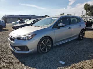 2023 Subaru Impreza Special Sports с VIN 4S3GTAM60P3713905, выставлен на аукционе Copart как лот 69223155 с пробегом 17 926 миль миль и Списание • Salvage title. История ставок и продаж доступна на DreamBid. Изображение 1.