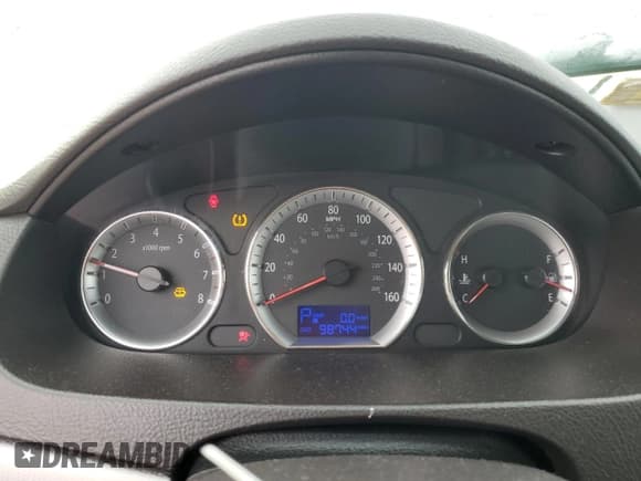 ✅ 2009 Hyundai Sonata GLS • VIN: 5NPET46F09H426013 • Лот: 83998774. Опубликован ранее на Copart с пробегом 98 744 миль. Бесплатный доступ к архиву аукционных продаж из США и подробный отчёт об истории автомобиля на DreamBid. Изображение 9.