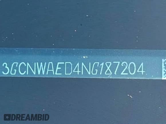2022 Chevrolet Silverado 1500 Work Truck z VIN 3GCNWAED4NG187204, wystawiony jako Copart lot #67396145 z przebiegiem 84 883 mil mil oraz Czysty tytuł • Clean title. Historia ofert i sprzedaży dostępna na DreamBid. Obrazek 10.