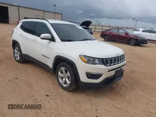 ✅ 2019 Jeep Compass Latitude • VIN: 3C4NJCBB3KT802907 • Lot: 42595157. Wystawiony na IAAI z przebiegiem 103 993 mil. Bezpłatny archiwum sprzedaży aukcyjnych z USA i szczegółowy raport historii pojazdu na DreamBid. Zdjęcie 1.