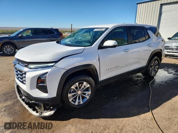 ✅ 2025 Chevrolet Equinox FWD LT • VIN: 3GNAXHEG4SL221053 • Lot: 90659725. Wystawiony na Copart z przebiegiem 17 291 mil. Bezpłatny archiwum sprzedaży aukcyjnych z USA i szczegółowy raport historii pojazdu na DreamBid. Zdjęcie 1.