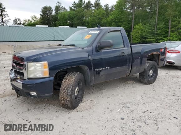 ✅ 2007 Chevrolet Silverado 1500 Work Truck • VIN: 1GCEK14057Z548260 • Lot: 59216075. Listed on Copart with 214,442 mi. Free auction sales archive from the USA and detailed vehicle history report at DreamBid. Image 1.