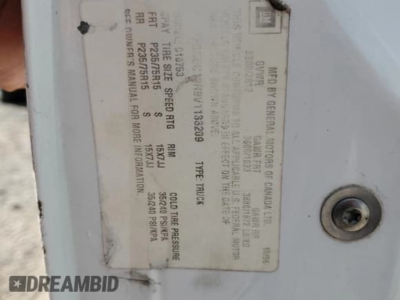 ✅ 1997 Chevrolet Silverado 1500 • VIN: 2GCEC19R9V1133209 • Lot: 85292265. Listed on Copart with 198,668 mi. Free auction sales archive from the USA and detailed vehicle history report at DreamBid. Image 12.