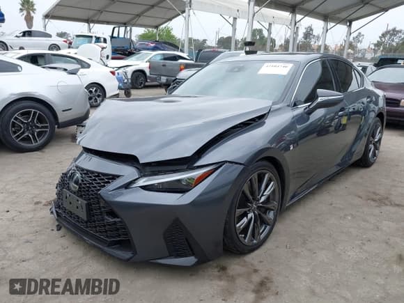 ✅ 2022 Lexus IS 350 F Sport • VIN: JTHGZ1B24N5055987 • Lot: 42104740. Listed on IAAI with 25,347 mi. Free auction sales archive from the USA and detailed vehicle history report at DreamBid. Image 2.