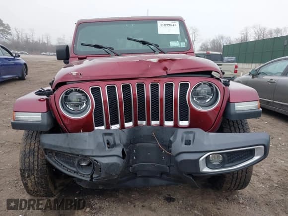 ✅ 2021 Jeep Wrangler Unlimited Sahara • VIN: 1C4HJXEG3MW720572 • Lot: 41899645. Listed on IAAI with 43,097 mi. Free auction sales archive from the USA and detailed vehicle history report at DreamBid. Image 6.