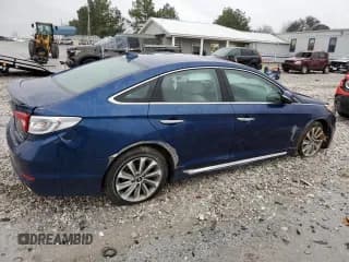 ✅ 2017 Hyundai Sonata Sport • VIN: 5NPE34AF2HH555280 • Лот: 70926042. Опубликован ранее на Copart с пробегом 44 955 миль. Бесплатный доступ к архиву аукционных продаж из США и подробный отчёт об истории автомобиля на DreamBid. Изображение 3.