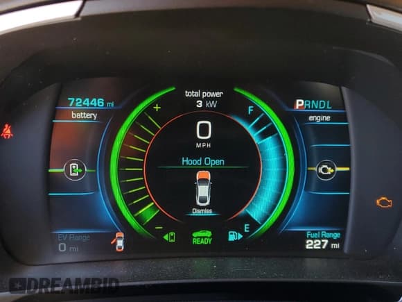 ✅ 2017 Chevrolet Volt LT • VIN: 1G1RC6S53HU190741 • Lot: 56736554. Wystawiony na Copart z przebiegiem 72 446 mil. Bezpłatny archiwum sprzedaży aukcyjnych z USA i szczegółowy raport historii pojazdu na DreamBid. Zdjęcie 9.