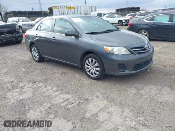 ✅ 2013 Toyota Corolla S • VIN: 2T1BU4EE6DC100611 • Lot: 43722493. Listed on IAAI with 154,149 mi. Free auction sales archive from the USA and detailed vehicle history report at DreamBid. Image 1.