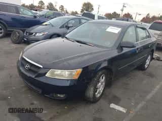 2006 Hyundai Sonata GLS with VIN 5NPEU46F66H141955, listed as a IAAI auction lot 41893857 with 143,502 mi miles and . Bid and sale history available at DreamBid. Image 2.