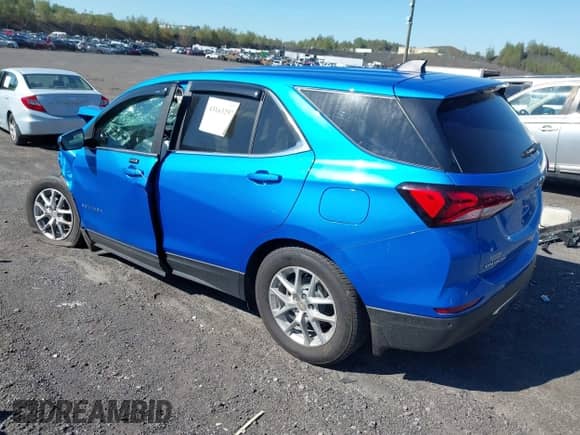 2024 Chevrolet Equinox LT z VIN 3GNAXUEG2RS118223, wystawiony jako IAAI lot #43163297 z przebiegiem Nie podano mil oraz . Historia ofert i sprzedaży dostępna na DreamBid. Obrazek 3.