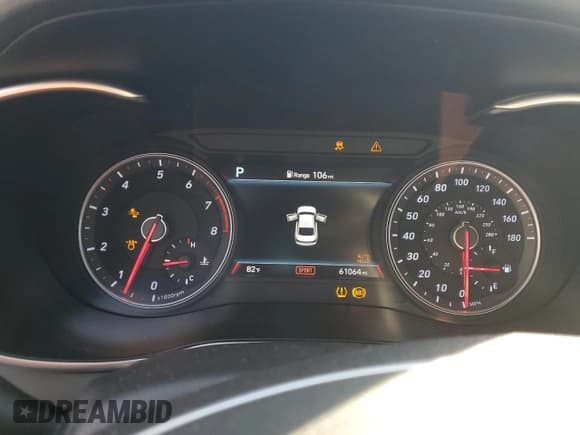 ✅ 2020 Genesis G70 3.3T • VIN: KMTG34LEXLU058250 • Lot: 91583475. Listed on Copart with 61,064 mi. Free auction sales archive from the USA and detailed vehicle history report at DreamBid. Image 9.