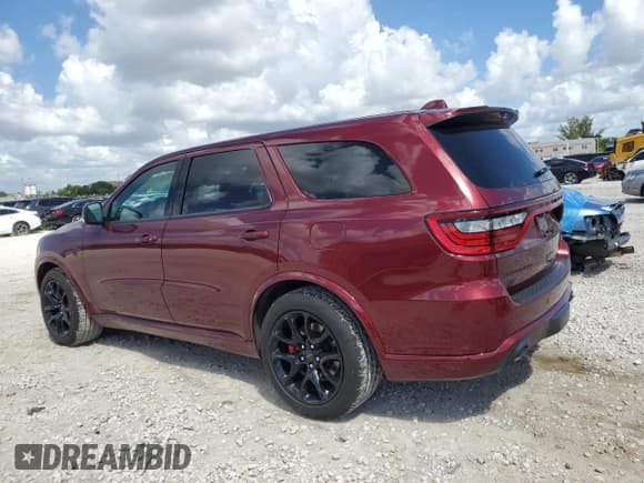 ✅ 2021 Dodge Durango SRT Hellcat • VIN: 1C4SDJH93MC716336 • Лот: 70706854. Опубликован ранее на Copart с пробегом 8 351 миль. Бесплатный доступ к архиву аукционных продаж из США и подробный отчёт об истории автомобиля на DreamBid. Изображение 2.