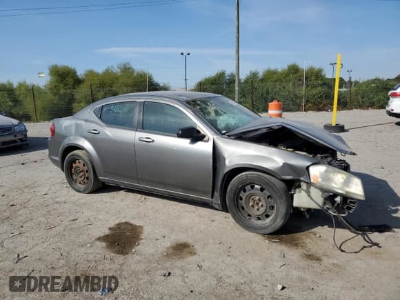 ✅ 2012 Dodge Avenger SE • VIN: 1C3CDZAB3CN115659 • Лот: 72030355. Опубликован ранее на Copart с пробегом Не указан. Бесплатный доступ к архиву аукционных продаж из США и подробный отчёт об истории автомобиля на DreamBid. Изображение 4.