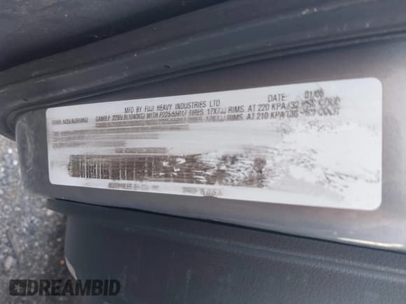 ✅ 2008 Subaru Outback i • VIN: 4S4BP61C287350986 • Lot: 42427954. Wystawiony na IAAI z przebiegiem 161 344 mil. Bezpłatny archiwum sprzedaży aukcyjnych z USA i szczegółowy raport historii pojazdu na DreamBid. Zdjęcie 9.