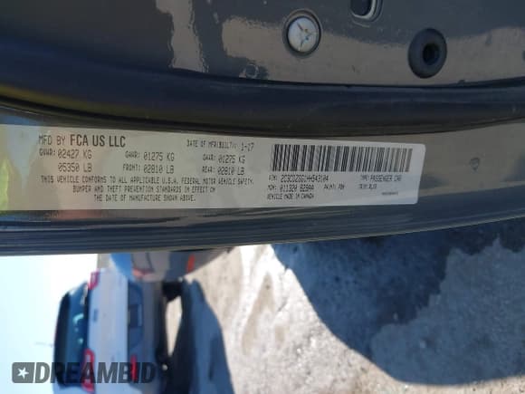 ✅ 2017 Dodge Challenger GT • VIN: 2C3CDZGG1HH543104 • Lot: 43501439. Wystawiony na IAAI z przebiegiem 76 510 mil. Bezpłatny archiwum sprzedaży aukcyjnych z USA i szczegółowy raport historii pojazdu na DreamBid. Zdjęcie 9.