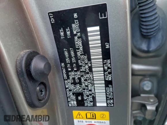 ✅ 2018 Lexus NX 300 • VIN: JTJBARBZ7J2164807 • Lot: 93439095. Listed on Copart with 112,928 mi. Free auction sales archive from the USA and detailed vehicle history report at DreamBid. Image 13.