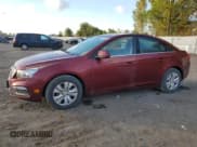 ✅ 2016 Chevrolet Cruze LT • VIN: 1G1PE5SB4G7157617 • Lot: 81453765. Listed on Copart with 122,226 mi. Free auction sales archive from the USA and detailed vehicle history report at DreamBid. Image 1.