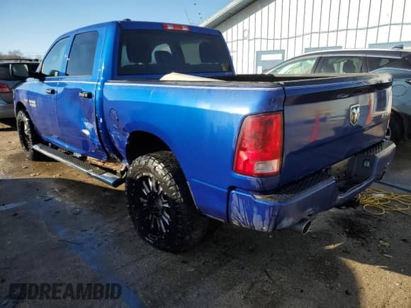 2014 Ram 1500 Tradesman with VIN 1C6RR7KT0ES263041, listed as a Copart auction lot 46527975 with 165,200 mi miles and Salvage title. Bid and sale history available at DreamBid. Image 2.