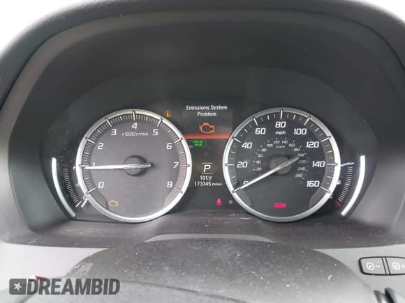 ✅ 2015 Acura MDX Technology • VIN: 5FRYD4H46FB002544 • Lot: 43225520. Listed on IAAI with 173,345 mi. Free auction sales archive from the USA and detailed vehicle history report at DreamBid. Image 7.