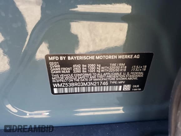 ✅ 2021 MINI Countryman Cooper S • VIN: WMZ53BR03M3N21746 • Lot: 74237774. Wystawiony na Copart z przebiegiem Nie podano. Bezpłatny archiwum sprzedaży aukcyjnych z USA i szczegółowy raport historii pojazdu na DreamBid. Zdjęcie 13.