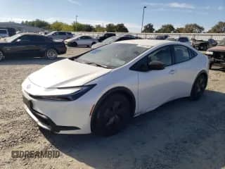 2025 Toyota Prius LE with VIN JTDACAAUXS3063658, listed as a Copart auction lot 71305795 with 2,278 mi miles and Salvage title. Bid and sale history available at DreamBid. Image 1.