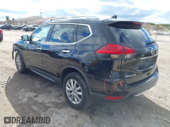 ✅ 2017 Nissan Rogue SV • VIN: KNMAT2MV8HP506823 • Lot: 43530029. Wystawiony na IAAI z przebiegiem 151 828 mil. Bezpłatny archiwum sprzedaży aukcyjnych z USA i szczegółowy raport historii pojazdu na DreamBid. Zdjęcie 3.