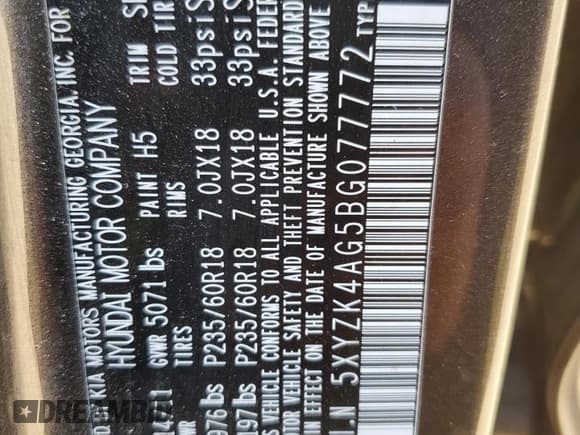 ✅ 2011 Hyundai Santa Fe Limited • VIN: 5XYZK4AG5BG077772 • Лот: 74562644. Опубликован ранее на Copart с пробегом 238 224 миль. Бесплатный доступ к архиву аукционных продаж из США и подробный отчёт об истории автомобиля на DreamBid. Изображение 13.