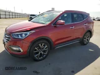 ✅ 2017 Hyundai Santa Fe Ultimate • VIN: 5XYZW4LA1HG493694 • Лот: 56348684. Опубликован ранее на Copart с пробегом 71 122 миль. Бесплатный доступ к архиву аукционных продаж из США и подробный отчёт об истории автомобиля на DreamBid. Изображение 1.