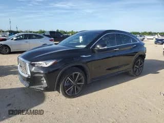 ✅ 2023 Infiniti QX55 Luxe • VIN: 3PCAJ5JR7PF105240 • Лот: 49306364. Опубликован ранее на Copart с пробегом 9 652 миль. Бесплатный доступ к архиву аукционных продаж из США и подробный отчёт об истории автомобиля на DreamBid. Изображение 1.