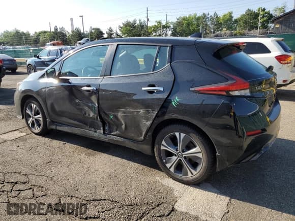 ✅ 2022 Nissan LEAF SV Plus • VIN: 1N4BZ1CV4NC560336 • Lot: 59525105. Listed on Copart with 55,664 mi. Free auction sales archive from the USA and detailed vehicle history report at DreamBid. Image 2.