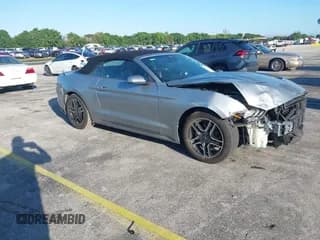 ✅ 2021 Ford Mustang EcoBoost Premium • VIN: 1FATP8UH8M5102541 • Lot: 43481667. Listed on IAAI with 42,616 mi. Free auction sales archive from the USA and detailed vehicle history report at DreamBid. Image 1.