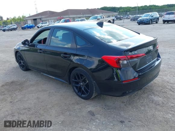 ✅ 2023 Honda Civic Sport • VIN: 2HGFE2F51PH514506 • Lot: 42470533. Listed on IAAI with 46,682 mi. Free auction sales archive from the USA and detailed vehicle history report at DreamBid. Image 3.